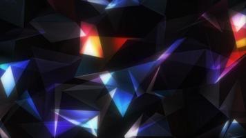 Abstract Polygon geometry animated background video