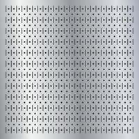 Metallic peg board perforated texture background vector
