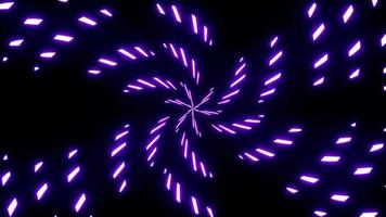 Spiral Purple Light Particles Scattering Effect video