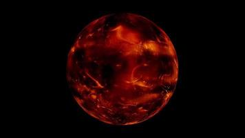 Burning Red Fire Orb video