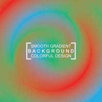 Colorful swirl smooth gradient design abstract background vector