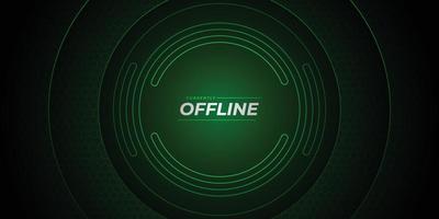 futuristic offline background design vector