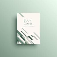 Geometric background book cover, brochure, flyer template vector