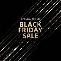 black friday sale banner, event background vector