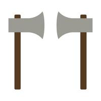 Ax Illustrated On White Background vector