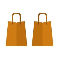 Shopping Bag Illustrated On White Background vector