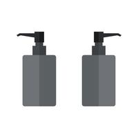 Soap Bottle Illustrated On White Background vector