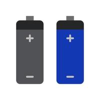 Battery Illustrated On White Background vector