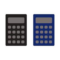 Calculator Illustrated On White Background vector