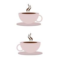 Coffee Cup Illustrated On White Background vector