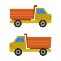 Truck Illustrated On White Background vector