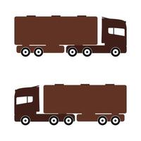 Truck Illustrated On White Background vector