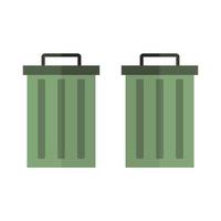 Garbage Trash Illustrated On White Background vector