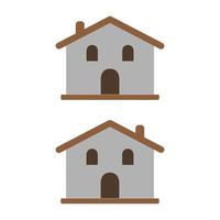 Illustrated House On White Background vector