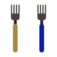 Fork Illustrated On White Background vector