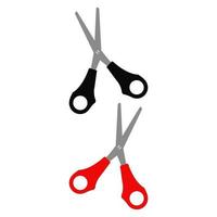 Scissor Illustrated On White Background vector