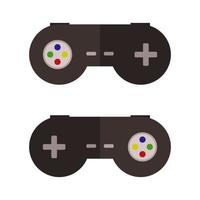 Game Pad Illustrated On White Background vector