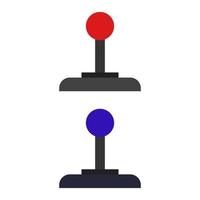 joystick ilustrado sobre fondo blanco vector