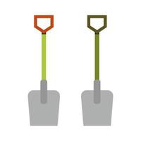 Shovel Illustrated On White Background vector