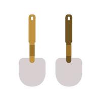 Shovel Illustrated On White Background vector