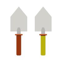 Shovel Illustrated On White Background vector