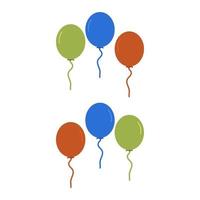 Balloon Illustrated On White Background vector