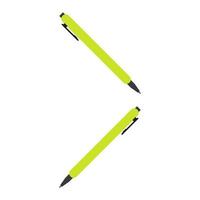 Illustrated Pen On White Background vector