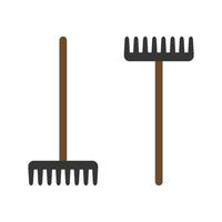 Rake Illustrated On White Background vector