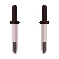 Pipette Illustrated On White Background vector