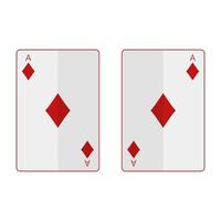 Poker Card Illustrated On White Background vector