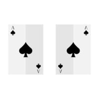 Poker Card Illustrated On White Background vector