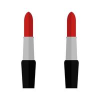 Lipstick Illustrated On White Background vector