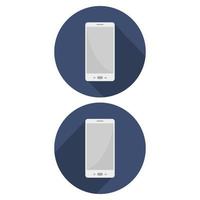 Smartphone Illustrated On White Background vector