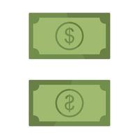 Money Illustrated On White Background vector