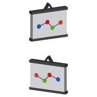 Analytics Illustrated On White Background vector