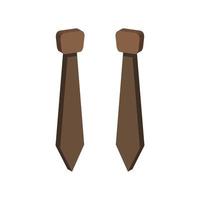 Necktie Illustrated On White Background vector