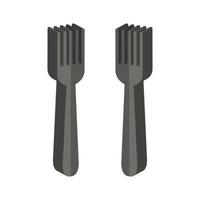 Fork Illustrated On White Background vector