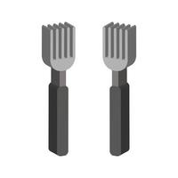 Fork Illustrated On White Background vector