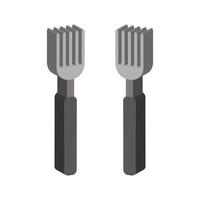 Fork Illustrated On White Background vector