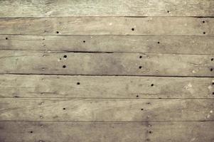 Closeup of old brown wooden plank texture background photo