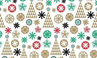 Christmas element pattern background vector