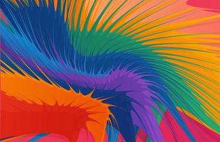 dynamic liquid colorful vector background