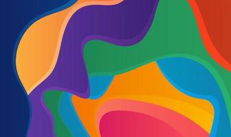 dynamic liquid colorful vector background