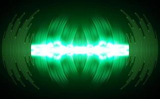 Sound waves oscillating dark light vector