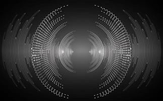 Sound waves oscillating dark light vector