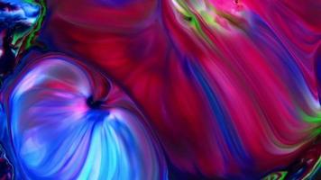 abstrakta oändliga färgexplosioner hypnotiserande ytfärg sprider sig