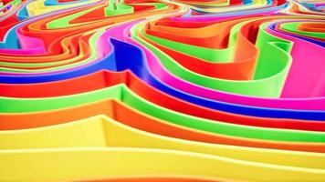 Colorful wave gradient animation.. Future geometric patterns motion video