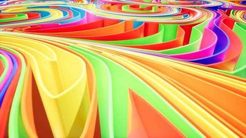 animazione gradiente di onde colorate .. futuri modelli geometrici motion video
