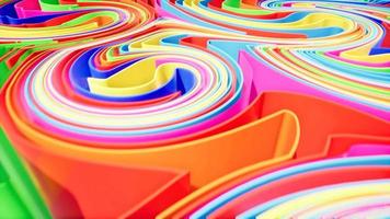 Colorful wave gradient animation.. Future geometric patterns motion video