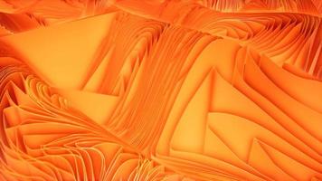 mouvement sur des vagues orange abstraites 4k video